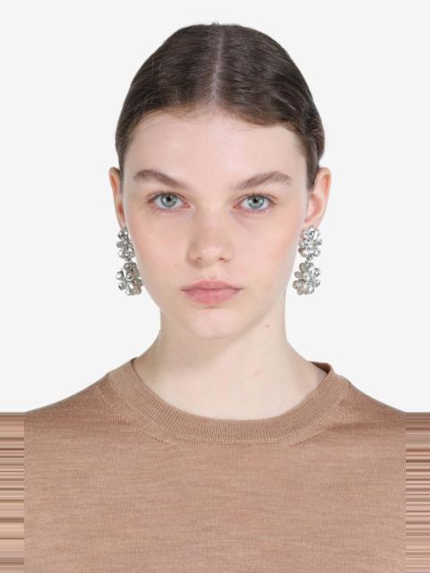 N°21 CRYSTAL-EMBELLISHED CLIP-ON EARRINGS