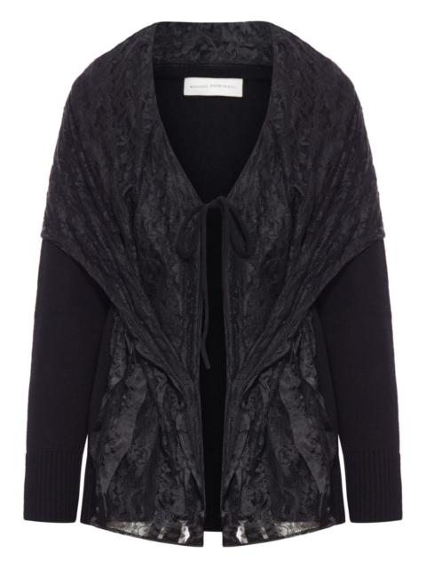 NICCOLÒ PASQUALETTI lace-overlay cardigan