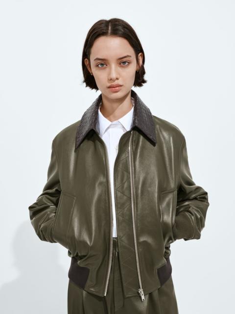 Bottega Veneta Shiny Leather Blouson