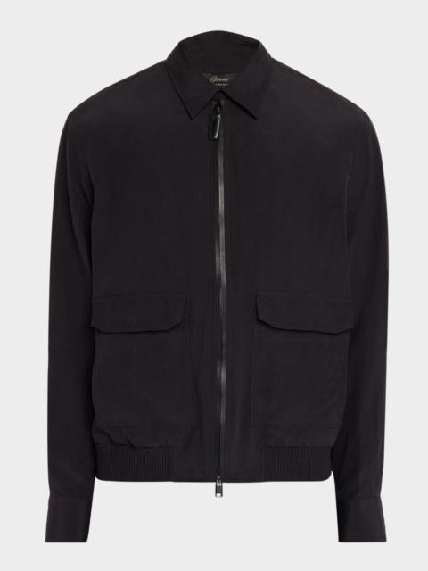 Brioni Men's Cotton Performa Shirt Blouson