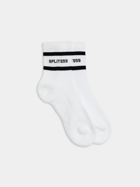 SPLITS59 Logo Stripe Quarter Socks