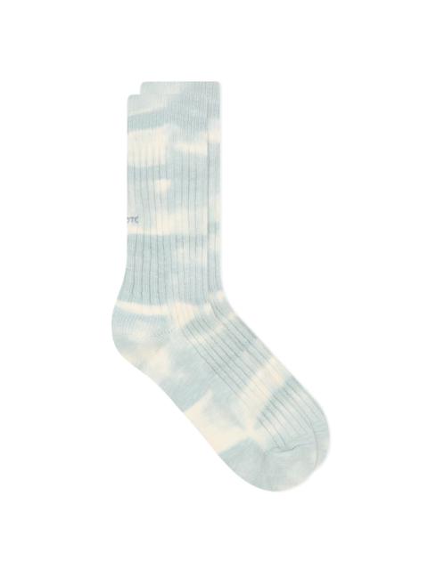 ROTOTO® RoToTo Tie Dye Ribbed Crew Sock