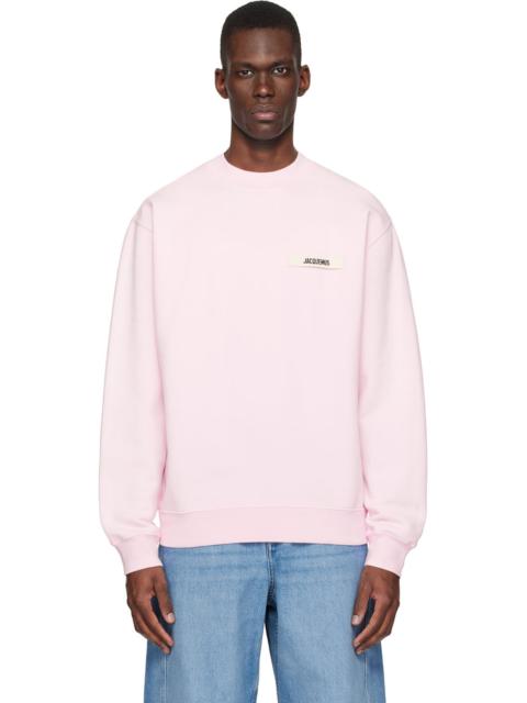 JACQUEMUS Pink 'The Gros Grain' Sweatshirt