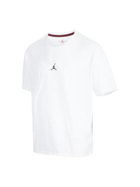 Jordan Air Jordan SS22 Logo Printing Sports Round Neck Short Sleeve White DH8922-100