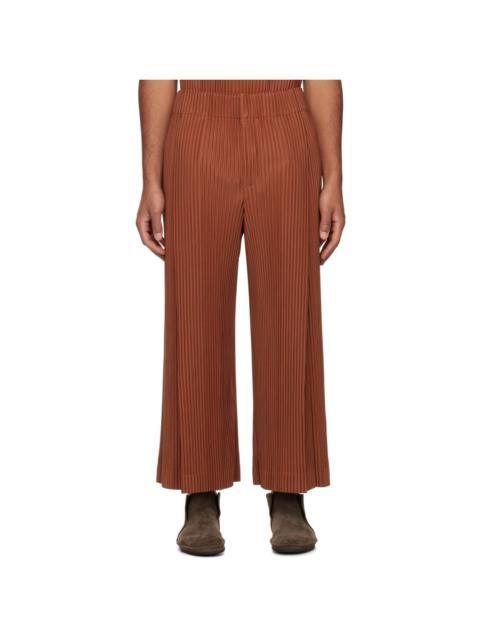 ISSEY MIYAKE Orange Monthly Color October Trousers
