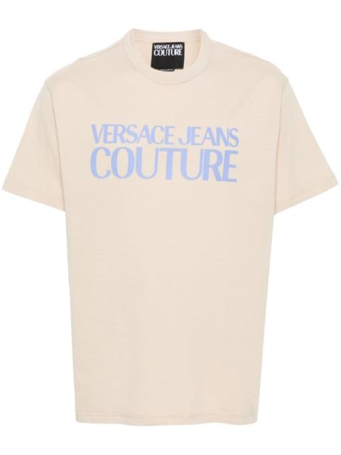 VERSACE JEANS COUTURE logo-print cotton T-shirt