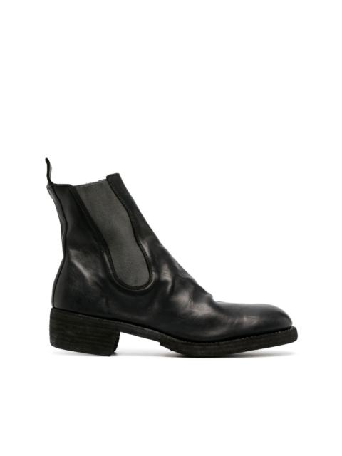 leather Chelsea boots