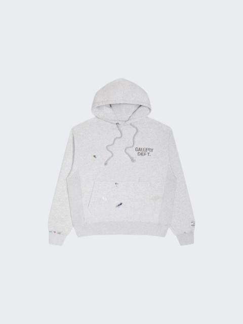 GALLERY DEPT. Gd Paint Logo Hoodie Light Heather Grey