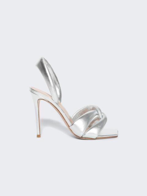 Gianvito Rossi Amour Stiletto Heel Silver