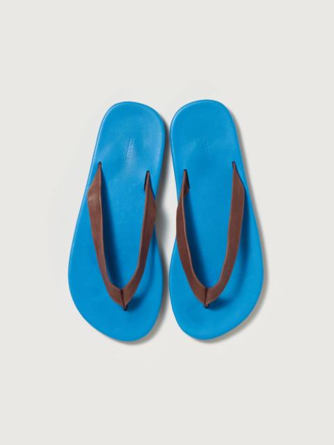 AURALEE SOFT LEATHER FLIP-FLOPS
