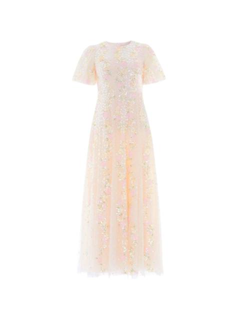 Needle & Thread Confetti round-neck maxi dress