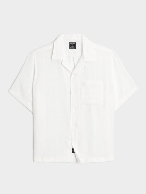 TODD SNYDER Textured Linen Capri Shirt