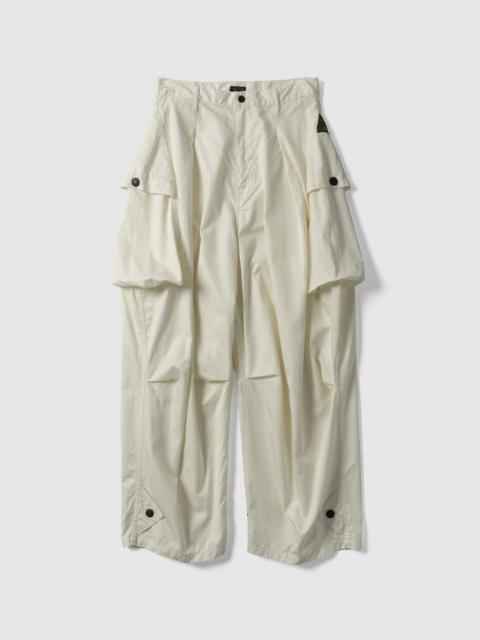 Kapital Gabergine Cotton AODAI Cargo Pants 2026 White