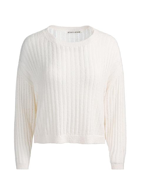 Alice + Olivia MITCHELL LIGHTWEIGHT PULLOVER