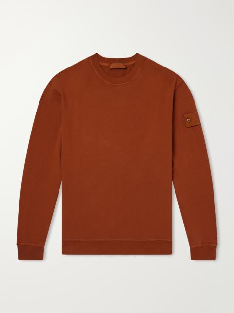 Stone Island STONE ISLAND GHOST Garment-Dyed Stretch-Cotton Jersey Sweatshirt