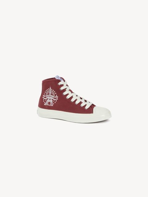 KENZO 'KENZO Hoshi' high top sneakers in cotton canvas