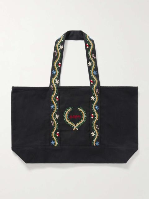 sacai Large Coal Tote Bag in Black | notreshop | REVERSIBLE