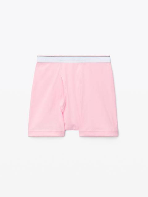 Alexander Wang BOXER BRIEF IN RIBBED JERSEY