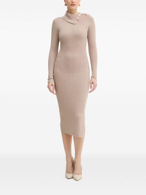 GUESS USA cable-knit midi dress