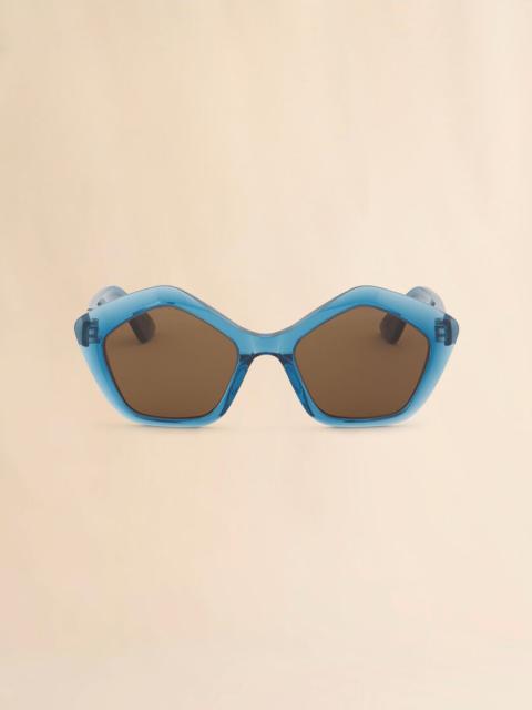Marni TRANSLUCENT LIGHT BLUE ELUVI SUNGLASSES