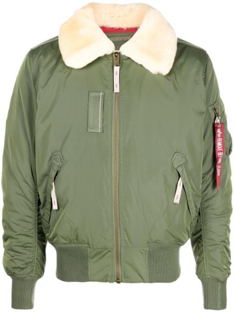 ALPHA INDUSTRIES Injector III shearling-collar jacket