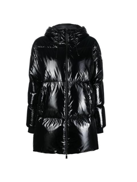 Herno high-shine puffer coat