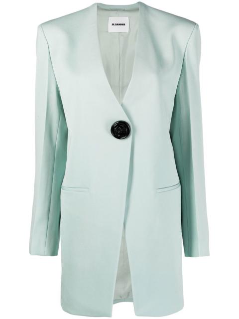 Jil Sander single-button wool blazer