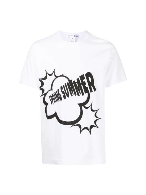 Comme des Garçons SHIRT slogan-print cotton T-shirt