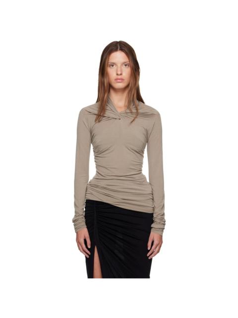 Rick Owens Lilies Gray Tower Kairo LS T-shirt