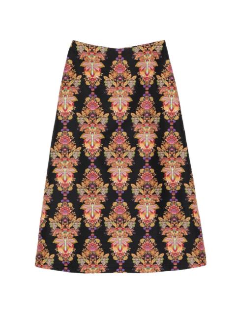 La DoubleJ floral skirt