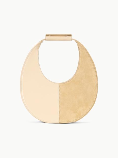STAUD STAUD MOON SPLIT TOTE BAG OAT