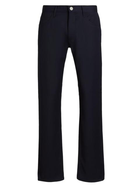 GIORGIO ARMANI Men's Wool 5-Pocket Pants - Navy