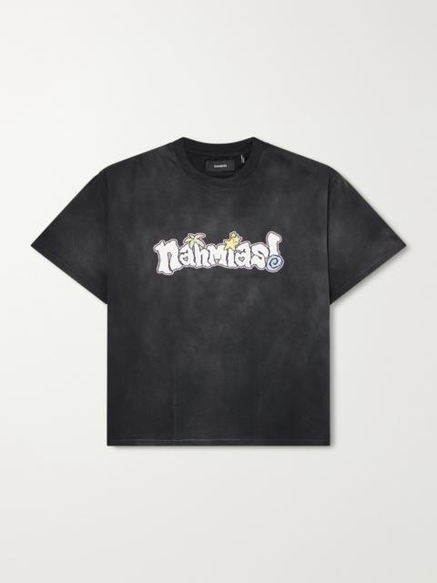 NAHMIAS Boardwalk Logo-Print Cotton-Jersey T-Shirt