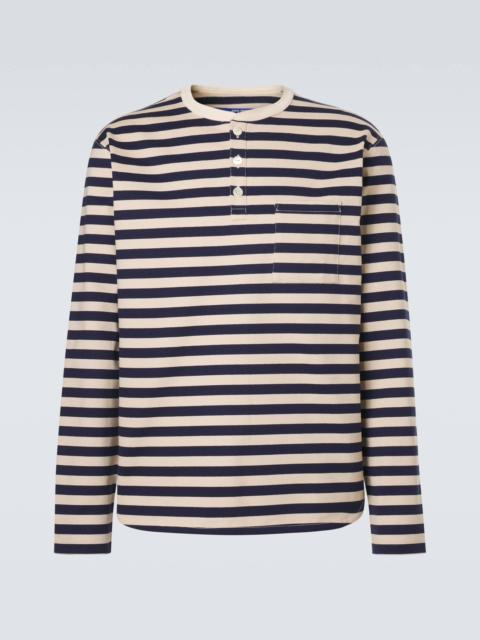 Junya Watanabe MAN Striped cotton jersey T-shirt