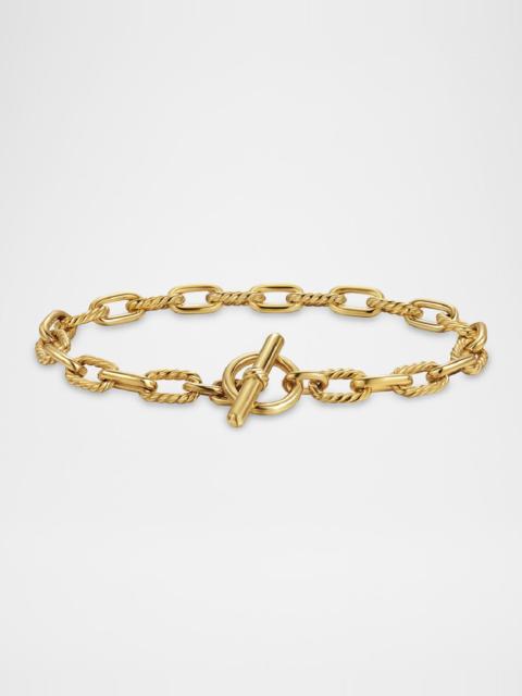 DAVID YURMAN Madison Bracelet with Toggle in 18K Gold, 6mm
