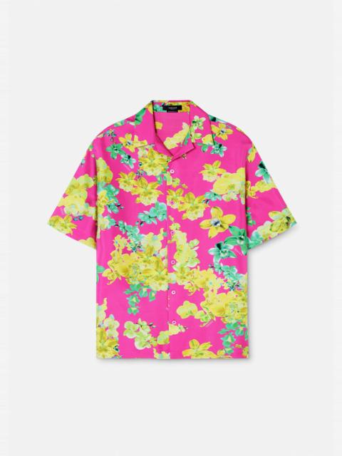 Versace Orchid Silk Shirt