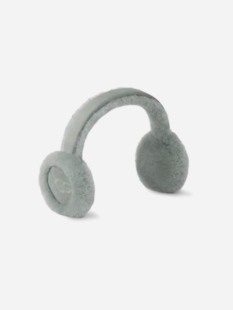 UGG ® Women's Sheepskin Embroidery Earmuff in Grey Mist