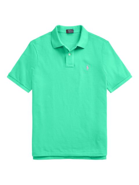 Polo Ralph Lauren Men's Cotton Mesh Slim-Fit Polo Shirt - Green