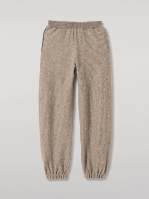 Johnstons of Elgin Reel Brown Cashmere Trousers