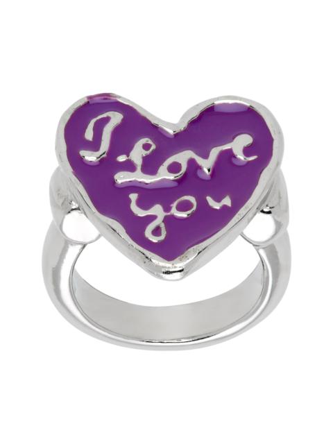 Chopova Lowena Silver Lovers Ring