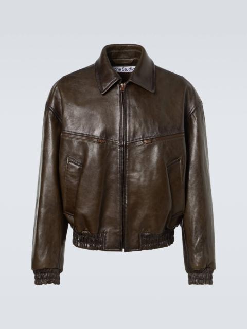 Acne Studios Leather blouson jacket