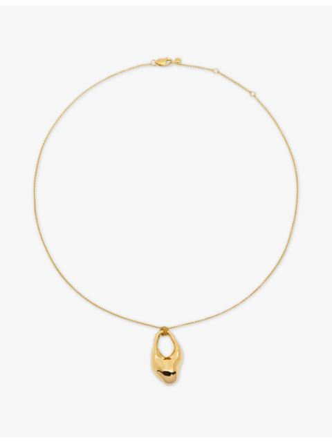 MONICA VINADER Antica Large 18ct Yellow Gold Vermeil Necklace