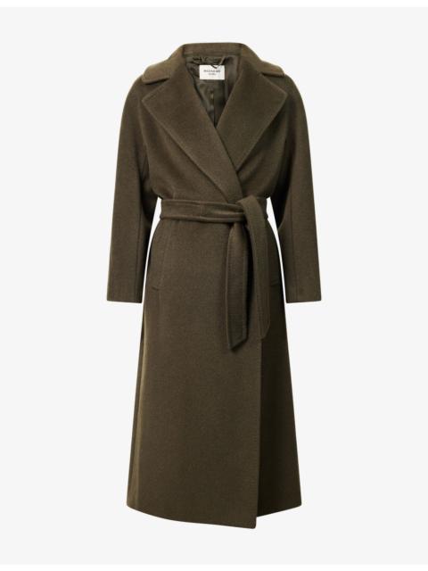 WEEKEND Max Mara Longline Tie-Waist Wool Alpaca-Blend Coat