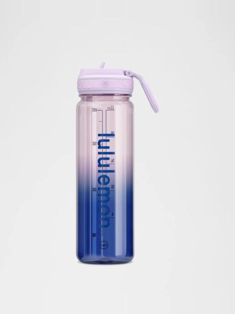 lululemon Back to Life Clear Bottle 24oz *Straw Lid