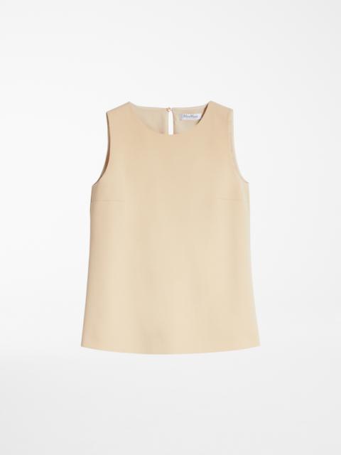 Max Mara VALS Wool crêpe top