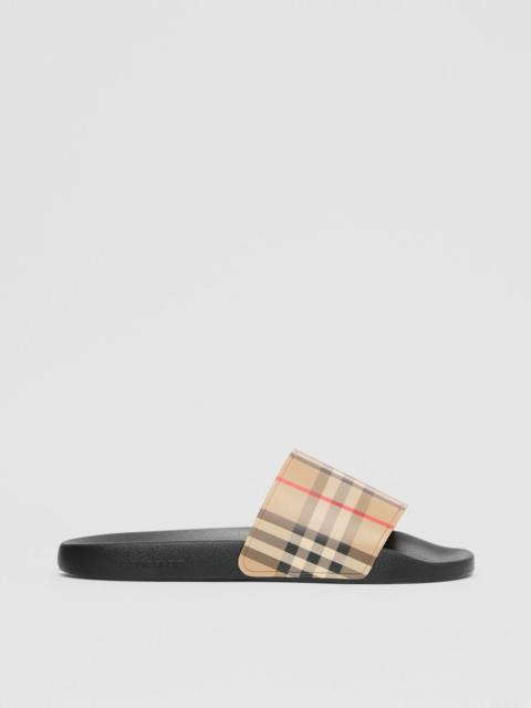 Burberry Vintage Check Slides