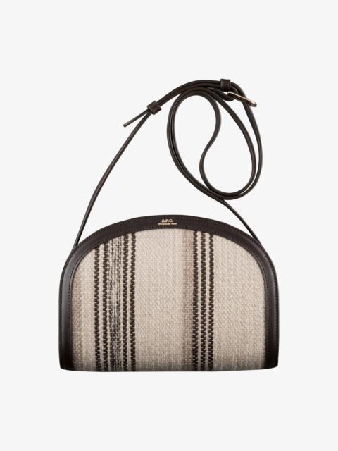 A.P.C. DEMI-LUNE BAG