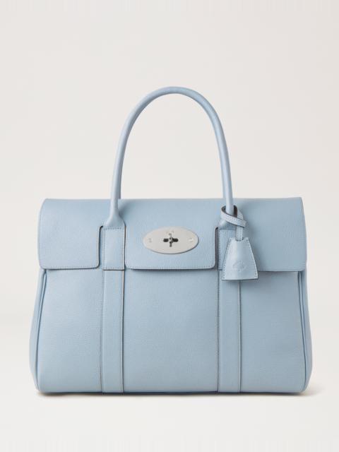 Mulberry Bayswater Poplin Blue Small Classic Grain