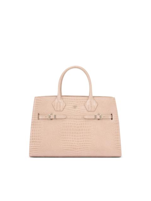 PHILIPP PLEIN crocodile-effect tote bag