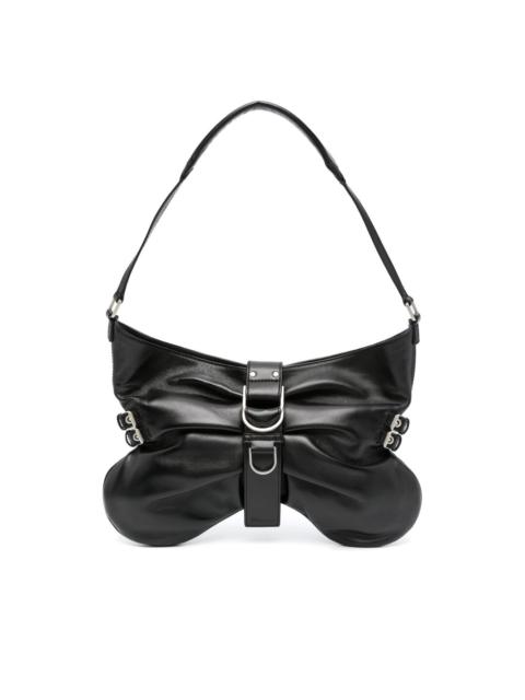 Blumarine large Butterfly leather shoulder bag